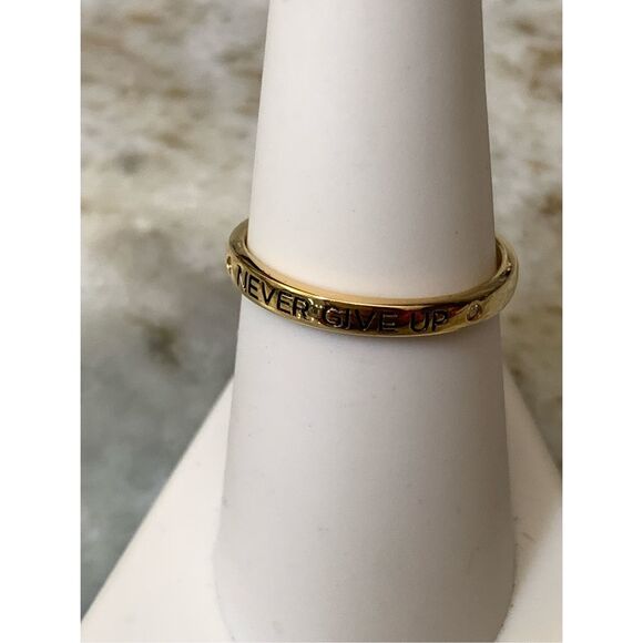 .925 Sterling Silver Rose Gold Ring #inspirational - Picture 3 of 7